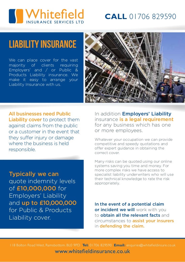 Liability insurance. Arrange everything on the shelves 75 Liability insurance. Arrange everything on the shelves 60